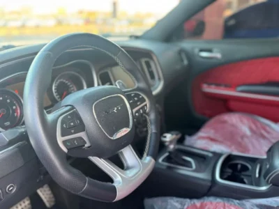 2016 Dodge Charger SRT8 6.4 Litres V8 Petrol Engine Red Sedan GCC Specs Automatic