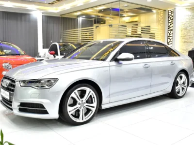 2016 Audi S6 4.0 TFSI quattro 8 Cylinders Petrol Engine Silver Black Sedan GCC Specs