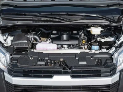 2025 Toyota Hiace GL Standard Roof 3.5L 6 Cylinders Petrol Engine White Grey Van MT GCC
