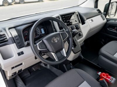 2025 Toyota Hiace Commuter GL High Roof 3.5L 6 Cylinders Petrol Engine White Black Van