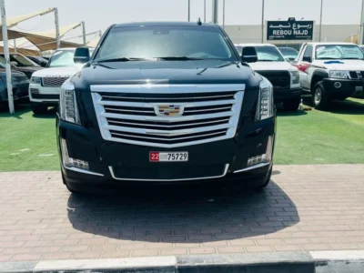 2018 CADILLAC ESCALADE ESV 6.2 Litres V8 Engine Black PREMIUM LUXURY SUV GCC Specs