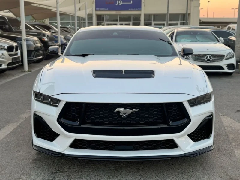 2024 Ford Mustang GT PREMIUM 5.0 Litres V8 Petrol Engine White Black Convertible