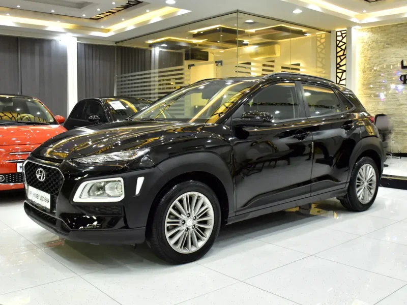 2018 Hyundai Kona GLS 4 Cylinders Petrol Engine Black Crossover Korean Specs Automatic