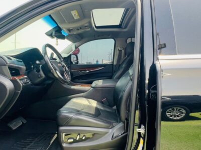 2018 CADILLAC ESCALADE ESV 6.2 Litres V8 Engine Black PREMIUM LUXURY SUV GCC Specs