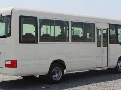 2025 Toyota Coaster 30 SET 4.2L 6 Cylinders Diesel Engine White Brown Bus Manual