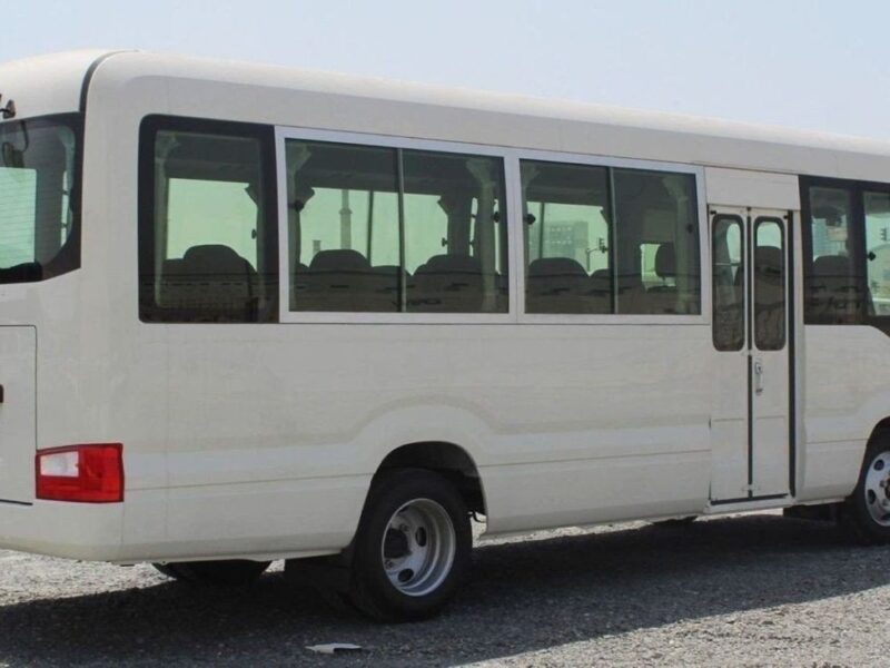 2025 Toyota Coaster 30 SET 4.2L 6 Cylinders Diesel Engine White Brown Bus Manual