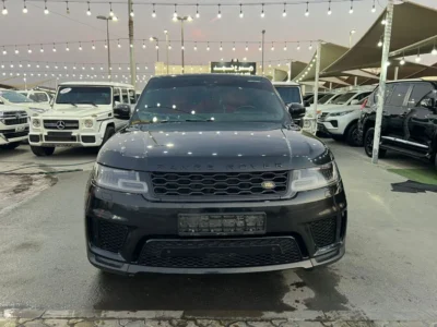 2018 LAND ROVER RANGE ROVER HSE 3.0 Litres V6 Petrol Engine Black Red SUV GCC Specs