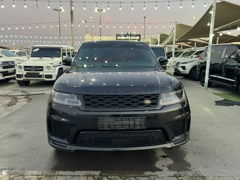 2018 LAND ROVER RANGE ROVER HSE 3.0 Litres V6 Petrol Engine Black Red SUV GCC Specs