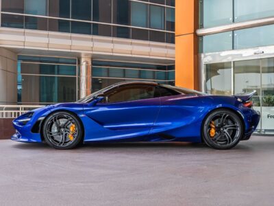 2024 MCLAREN 750S Spider 4.0 Litres 8 Cylinders petrol Engine Blue Black Convertible