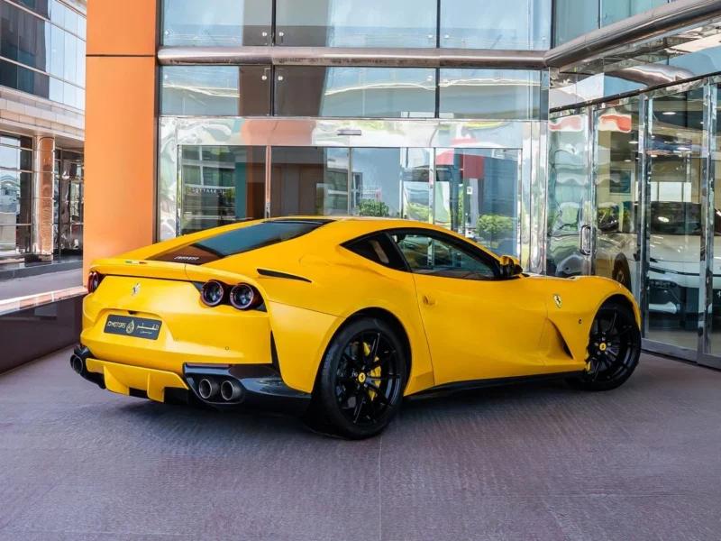 2018 FERRARI 812 SUPERFAST 6.5 Litres 12 Cylinders Petrol Engine Yellow Tan Coupe