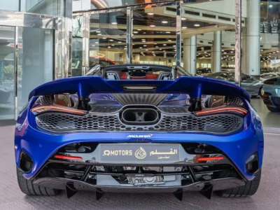 2024 MCLAREN 750S Spider 4.0 Litres 8 Cylinders petrol Engine Blue Black Convertible