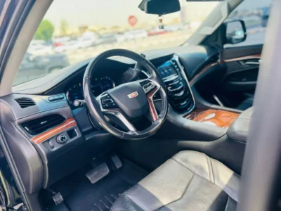 2018 CADILLAC ESCALADE ESV 6.2 Litres V8 Engine Black PREMIUM LUXURY SUV GCC Specs