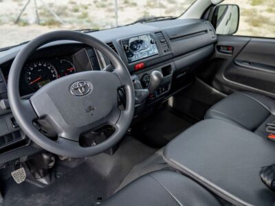 2025 Toyota Hiace 2.7 Litres 4 Cylinders Petrol Engine White Black Van Mid Roof Manual