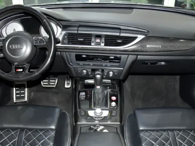 2016 Audi S6 4.0 TFSI quattro 8 Cylinders Petrol Engine Silver Black Sedan GCC Specs