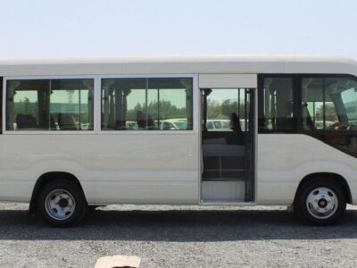 2025 Toyota Coaster 30 SET 4.2L 6 Cylinders Diesel Engine White Brown Bus Manual