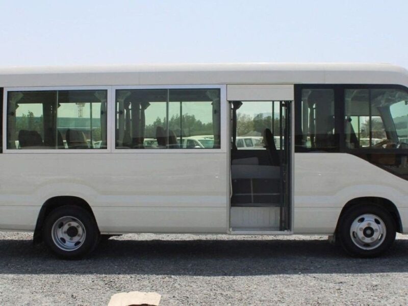 2025 Toyota Coaster 30 SET 4.2L 6 Cylinders Diesel Engine White Brown Bus Manual