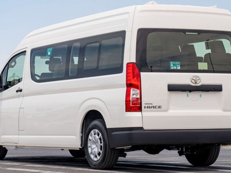 2025 Toyota Hiace Commuter GL High Roof 3.5L 6 Cylinders Petrol Engine White Black Van