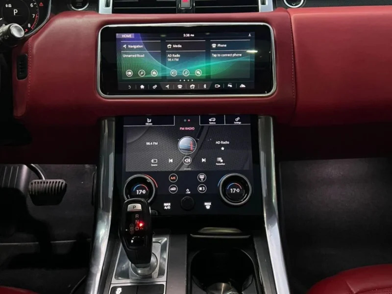 2018 LAND ROVER RANGE ROVER HSE 3.0 Litres V6 Petrol Engine Black Red SUV GCC Specs