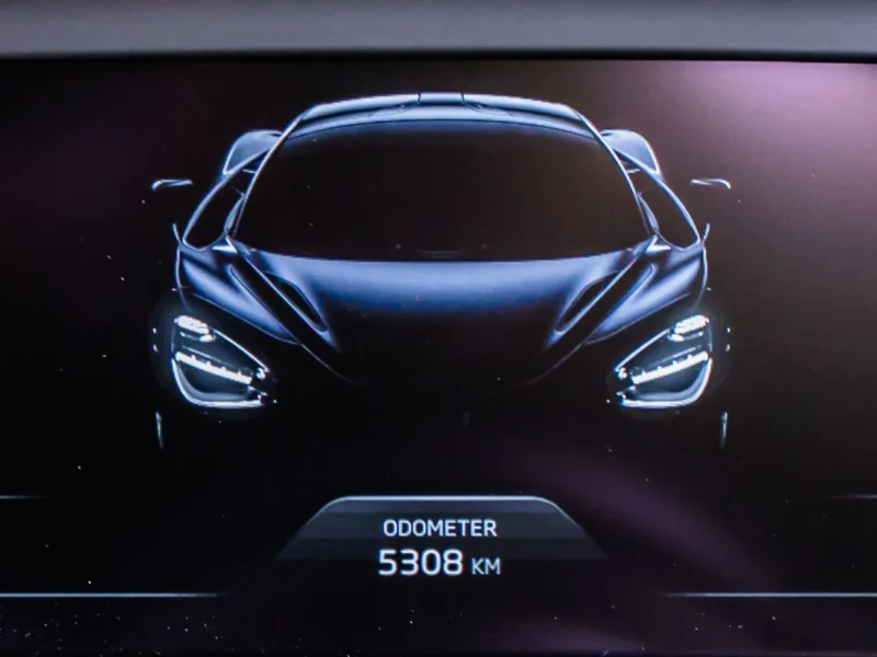 2024 MCLAREN 750S Spider 4.0 Litres 8 Cylinders petrol Engine Blue Black Convertible