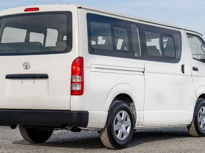 2025 Toyota Hiace 2.7 Litres 4 Cylinders Petrol Engine White Black Van Mid Roof Manual