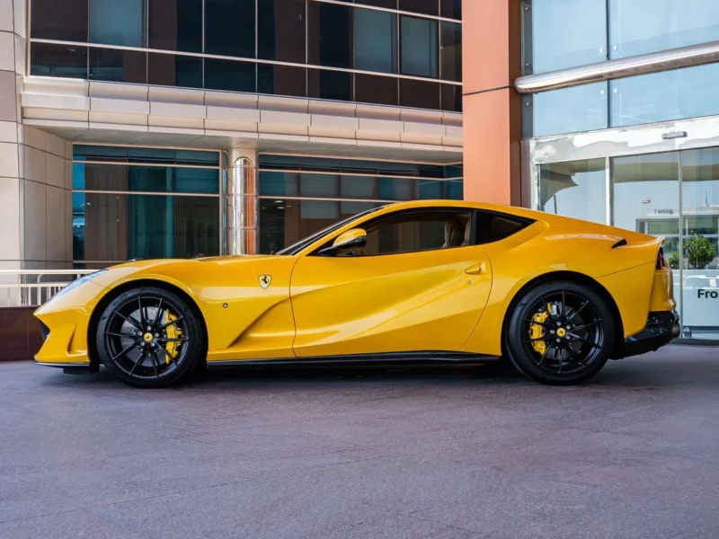 2018 FERRARI 812 SUPERFAST 6.5 Litres 12 Cylinders Petrol Engine Yellow Tan Coupe