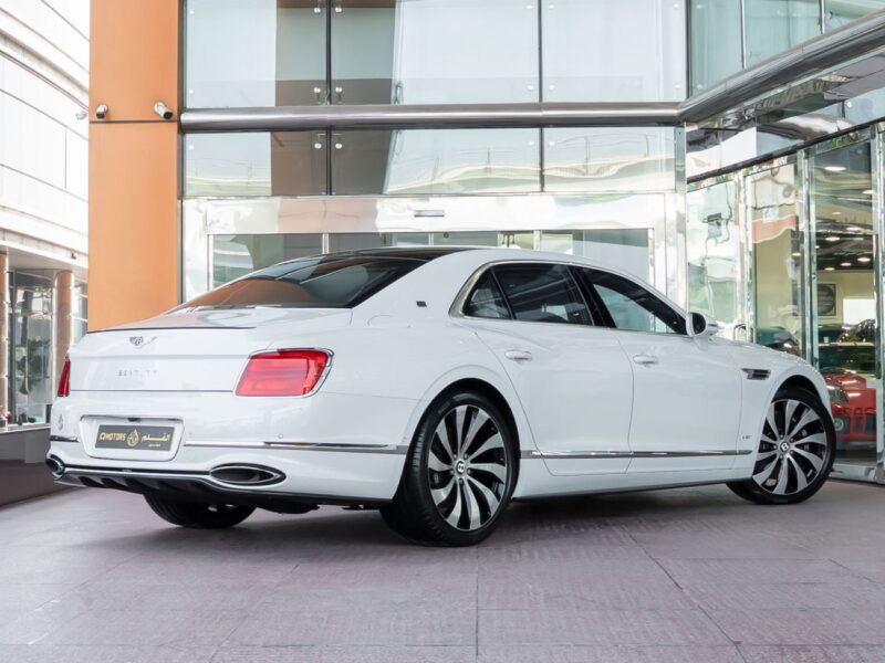 2020 BENLTEY FLYING SPUR FIRST EDITION 6.0 Litres 12 Cylinders Engine White Red Sedan GCC