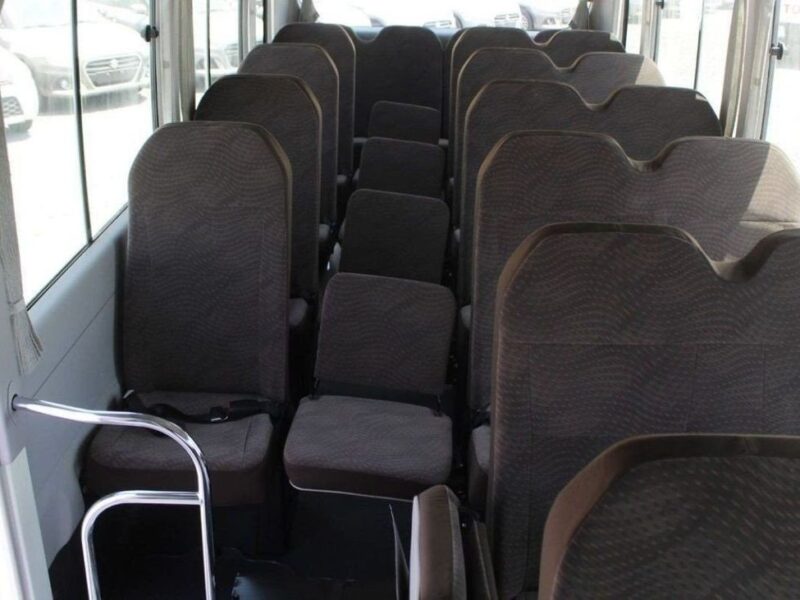 2025 Toyota Coaster 30 SET 4.2L 6 Cylinders Diesel Engine White Brown Bus Manual