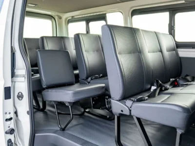2025 Toyota Hiace 2.7 Litres 4 Cylinders Petrol Engine White Black Van Mid Roof Manual