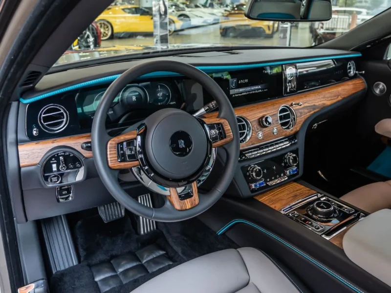 2025 ROLLS ROYCE GHOST SILVER BADGE 6.8L 12 Cylinders Petrol Engine Beige White Sedan