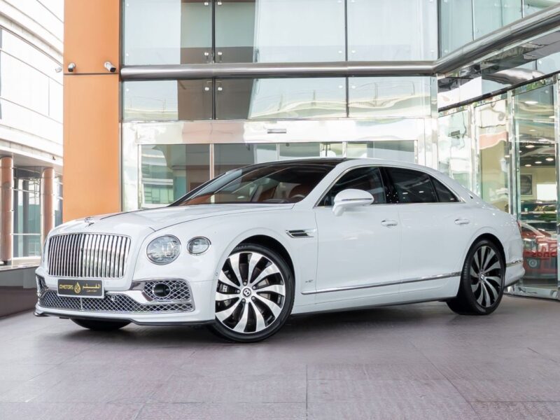 2020 BENLTEY FLYING SPUR FIRST EDITION 6.0 Litres 12 Cylinders Engine White Red Sedan GCC
