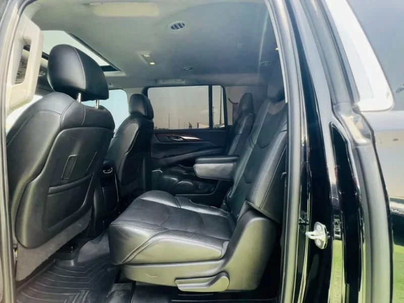 2018 CADILLAC ESCALADE ESV 6.2 Litres V8 Engine Black PREMIUM LUXURY SUV GCC Specs