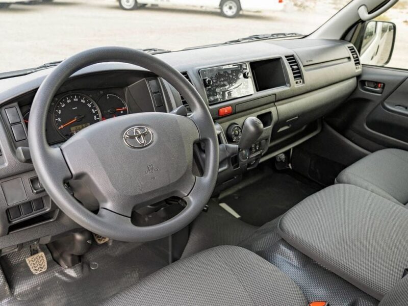 2025 Toyota Hiace HR MT 2.7 Litres 4 Cylinders Petrol Engine White Black Van 16 Seater