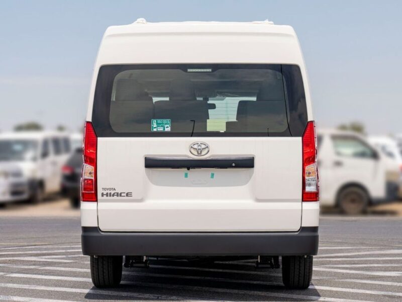 2025 Toyota Hiace Commuter GL High Roof 3.5L 6 Cylinders Petrol Engine White Black Van