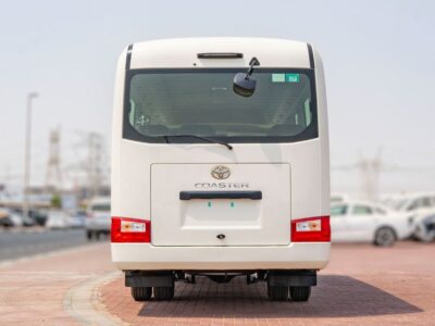 2026 Toyota Coaster 4.0 Litres 4-Cylinder Turbo Diesel White Brown Bus GCC Specs