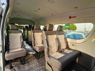 2026 Toyota Hiace HIGHROOF GL 3.5L V6 AT HIGH OPTION 13 SEATER White Beige Van