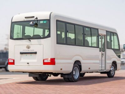 2026 Toyota Coaster 4.0 Litres 4-Cylinder Turbo Diesel White Brown Bus GCC Specs