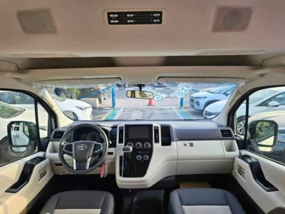 2026 Toyota Hiace HIGHROOF GL 3.5L V6 AT HIGH OPTION 13 SEATER White Beige Van