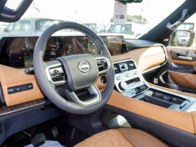2026 Nissan Patrol LE PLATINUM CITY 6 Cylinders Petrol Engine Black tan SUV GCC Specs