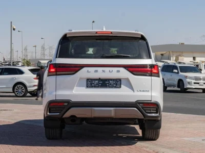 2026 Lexus LX600 Signature 3.5L V6 Twin-Turbo Petrol Engine White Red SUV GCC Specs