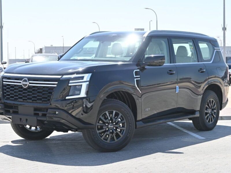 2026 Nissan Patrol LE Type2 3.5L V6 Twin-Turbo Petrol Engine Black Beige SUV GCC Specs