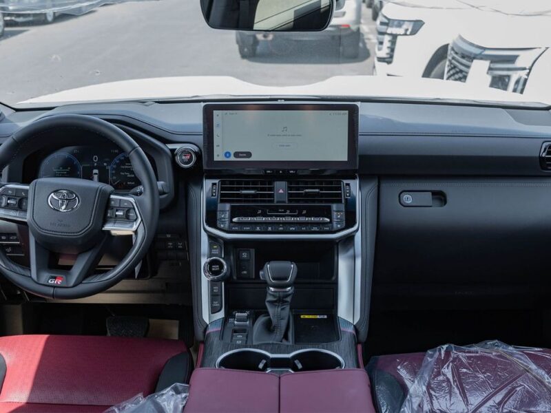 2026 Toyota Land Cruiser 300 GR-Sport 3.5L V6 Twin-Turbo Petrol Engine Black Red SUV