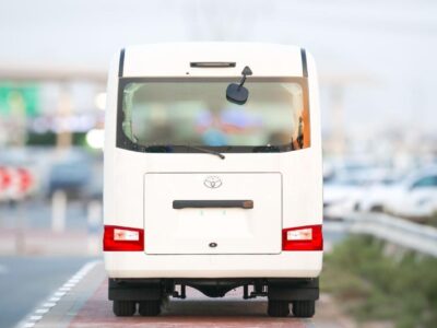 2026 Toyota Coaster 4.2 Litres 6-Cylinder Diesel Engine White Brown Bus GCC Specs