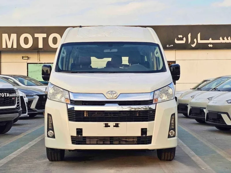 2026 TOYOTA HIACE HIGHROOF GL MT 2.8 Litres V4 DIESEL White Grey Van GCC Specs