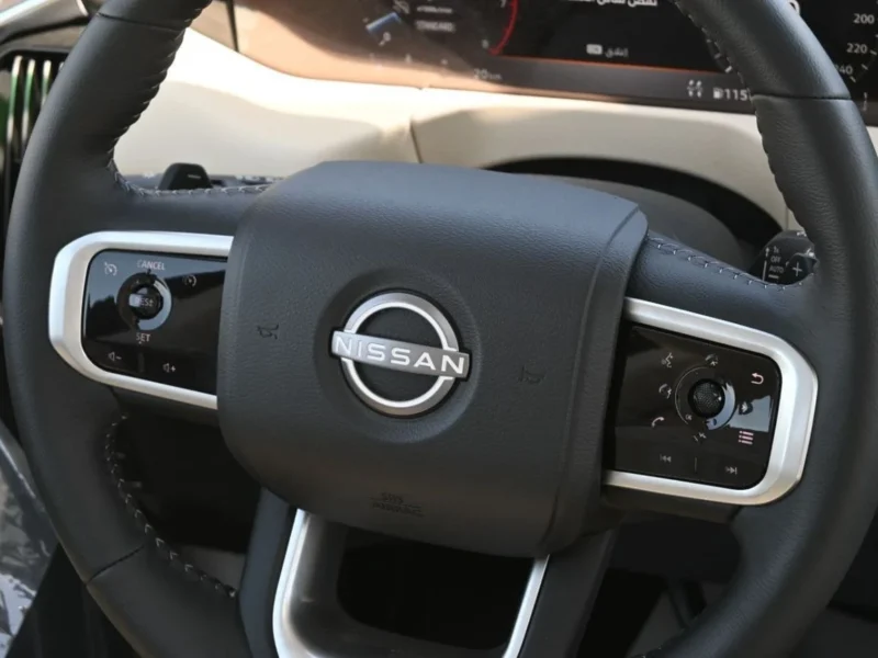 2026 Nissan Patrol LE Type2 3.5L V6 Twin-Turbo Petrol Engine Black Beige SUV GCC Specs