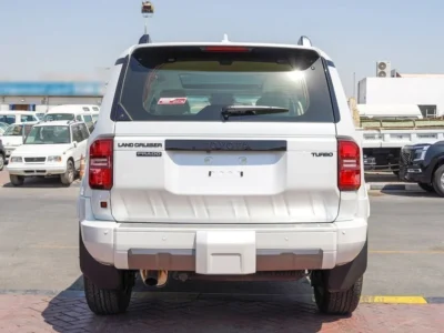 2026 Toyota Prado ADVENTURE 2.4 Litres 4 Cylinders Turbo Petrol Engine White Beige SUV