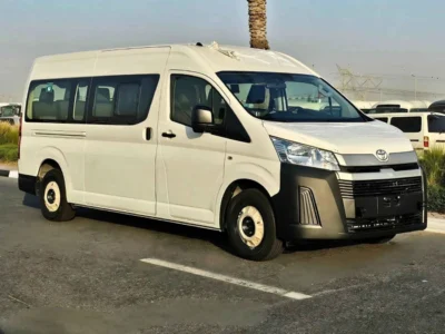 2026 TOYOTA HIACE HIGHROOF DX MT 2.8L V4 DIESEL White Grey Van GCC Specs