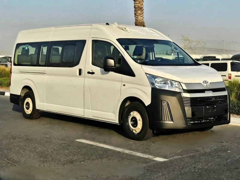 2026 TOYOTA HIACE HIGHROOF DX MT 2.8L V4 DIESEL White Grey Van GCC Specs