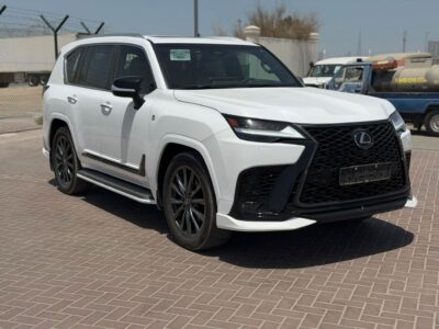 2026 LEXUS LX600 Fsport 3.5L Twin Turbo 6 Cylinders Petrol Engine White Red SUV GCC