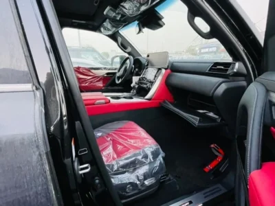 2026 LEXUS LX600 Fsport 3.5L Twin Turbo 6 Cylinders Petrol Engine Black Red SUV GCC
