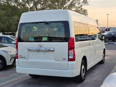 2026 TOYOTA HIACE HIGHROOF GL MT 2.8 Litres V4 DIESEL White Grey Van GCC Specs